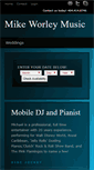 Mobile Screenshot of mikeworleymusic.com