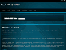 Tablet Screenshot of mikeworleymusic.com